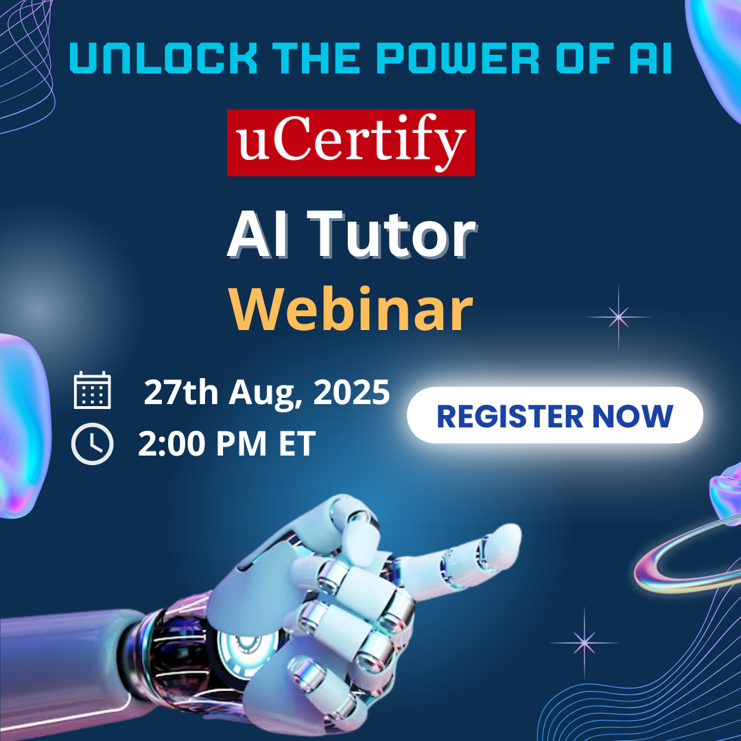 uCertify AI Tutor Webinar